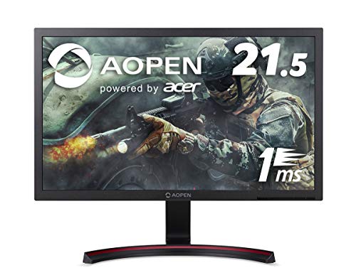 AOPEN ゲーミングモニター 22MX1Qbmiix 21.5インチ 75Hz 1ms TN フルHD PS4 FPS向き HDMI×2 スピーカー内蔵 VESA Free Sync ディスプレイ 3年保証