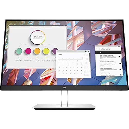 HP EliteDisplay E24 G4 24インチ IPS LEDバックライト付き FHD 1920 x 1080 ブルーライトフィルター HDMI VGA DisplayPort モニター