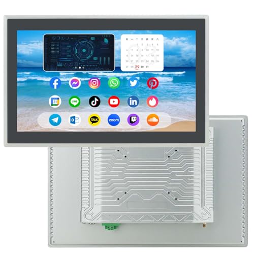 TouchWo 15.6 インチの産業オールインワン タッチスクリーンのモニター、アンドロイド 11 の 4G +32G、容量性複数のタッチ画面によって埋め込まれる産業モニター JPDMNF156AA