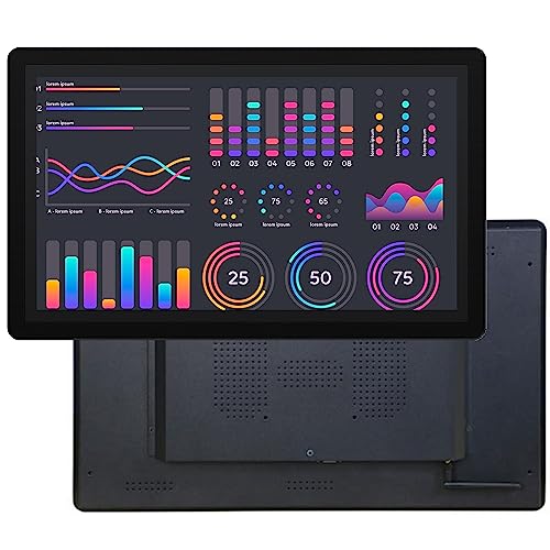 TouchWo の21.5インチの産業オールインワンタッチスクリーンのモニター、統合されたHD-MI、VGAのUSB、作り付けのスピーカー、埋め込まれた容量性CNC制御のための多点のタッチスクリーンの産業モニター、ビジネス JPDM215T