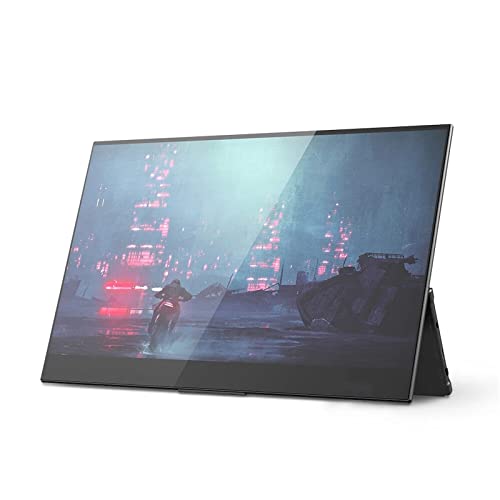ZhaoGangLi ポータブルモニター タイプCポータブルコンピュータモニタ15.6インチタッチ式FHD 1080Pゲームディスプレイ画面 在宅勤務 ゲーム 勤務 娯楽に最適です (色 : Black, Size : 15.6 Inch)