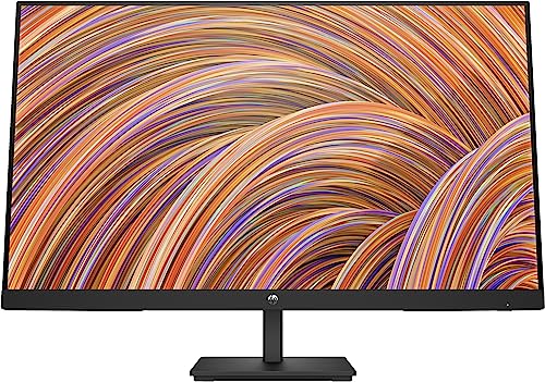 HP 27インチ FHDモニター | フルHD IPS LCD | 75hz リフレッシュレート | 250 Nitsの明るさ | 1000:1 コントラスト比 | AMD FreeSync | 調節可能なチルト| HDMI 1.4 x 1、DisplayPort 1.2、VGA 1 | ブラック | V27i G5