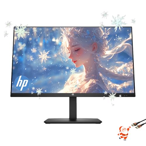 HP 27インチ IPS LED FHDモニター - デュアル2Wスピーカー内蔵 - 100Hz - HDMI、DisplayPort、VGA - シリーズ 2025 Officeモニター - Eyesafe 認証付きアイイーズ ブラック / HDMI付き Series 2025