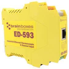 Box Brain Brainboxes ED-593 イーサネット 8 熱電対入力 Ctlr 動作温度 -40f~+185f