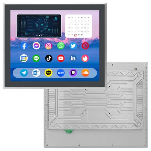 TouchWo 17 インチの産業オールインワン タッチスクリーンのモニター、アンドロイド 11 の 4G +32G、容量性複数のタッチ画面によって埋め込まれる産業モニター JPDMNF170AA