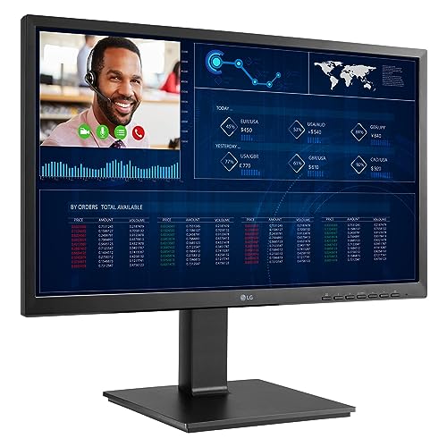 LG 24 シンクライアントAIOモニター、1920X1080、IPS、Intel PENTIUM N6005、8GB DDR4、1、ブラック。 24CQ651N-6P