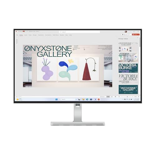 Lenovo L27h-4A モニター、27インチ QHD IPSパネルディスプレイ、100Hz、HDR10、USB-C- Waves MaxxAudio、1ms MPRT、クラウドグレー ニアエッジレスデザイン 67C0UCC6US