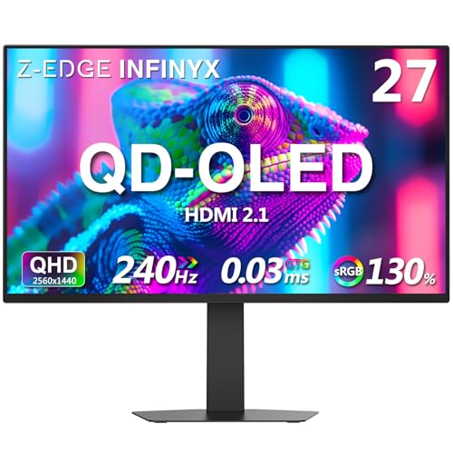 Z Z-Edge Z-Edge OLED 27インチ 240Hz 2K ゲーミングモニター X27