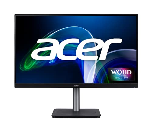 Acer CB273U bemipruzx 27インチ WQHD 2560 x 1440 IPS プロフェッショナル ドッキングモニター AMD FreeSync | Delta E<1 | 99% sRGB | HDR10 | TUV/Eyesafe | ディスプレイポート、HDMI 2.0、USB Type-C、イーサネット & USBポート。 UM.HB3AA.002