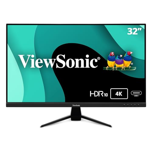 ViewSonic 32インチ 4K UHD IPS モニター VX3267U-4K
