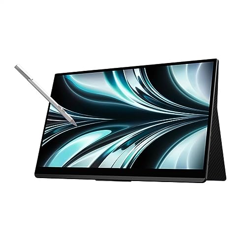 WAOCEO ポータブルモニター 13.3 "IPS ポータブルモニター OLED タッチモニター携帯電話セカンダリスクリーン 3840*2160 解像度オフィスゲーム外部スクリーン モニター