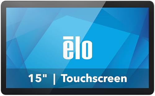 ELO 1504L - 15インチ タッチスクリーンモニター アンチグレアガラス付き - TouchPro PCAP 10 Touch、1920 x 1080、スタンドなし、ブラック。 E969292