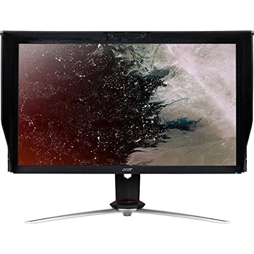 Acer Nitro XV273K Pbmiipphzx 27" UHD 3840 x 2160 IPS AMD Radeon FreeSync and NVIDIA G-SYNC Compatible Monitor, DisplayHDR400, Quantum Dot, 144Hz, 1ms, DCI-P3 , Delta E<1