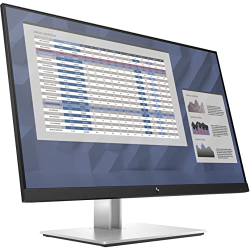 HP EliteDisplay E27 G4 27インチ IPS LED バックライトモニター FHD 1920 x 1080 ブルーライトフィルター HDMI VGA DisplayPort ブラック