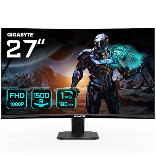 GIGABYTE GS27FC écran plat de PC 68.6 cm (27") 1920 x 1080 ピクセル フルHD LCD Noir GS27FC EU