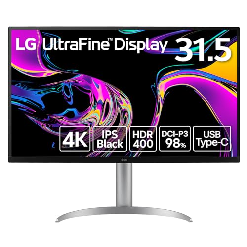 LG モニター ディスプレイ 32UQ850V-W 31.5インチ/IPS Black/4K (3840×2160)/約10.7億色表示(8bi