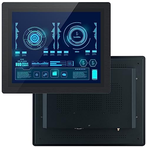 TouchWo 15インチ組込み型産業用オールインワンタッチパネルPC、Windows 10、i3 RAM 4G & ROM 128G、スピーカー内蔵、オープンフレーム静電容量式タッチスクリーンモニター、産業用PC JPDM150WA