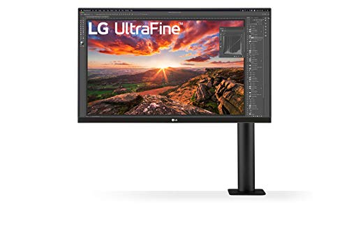 LG 27インチ 27BN88U-B Ergo IPS UHD 4K Ultrafine™ モニター (3840x2160) 人間工学スタンド&Cクランプ付き、USB Type-C™、DCI-P3 95% (標準)、VESA DisplayHDR 400。