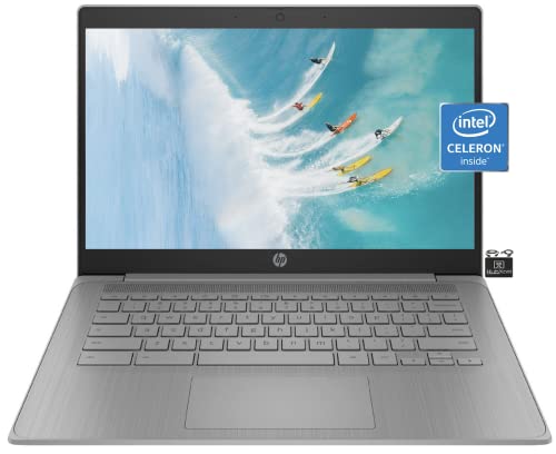 HP Chromebook ノートパソコン 学生 ビジネス (2023年モデル)、14フィート HDディスプレイ、クアッドコア Intel 2023 Newest HP 14" Chromebook