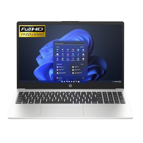 HP 15.6インチ HD ノートパソコン、AMD Ryzen 3 3200U プロセッサー、4GB メモリ、128GB SSD ストレージ、HD TrueVision HD Webcam、Windows 10 Home HP