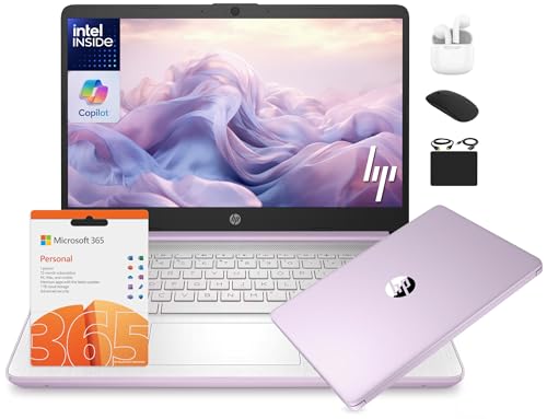 HP 14 ノートパソコン 学生 ビジネス 2025 フラッグシップコンピューター AI Copilot 4コア 第13世代 Intel CPU 2025 Flagship HP 14 Laptop