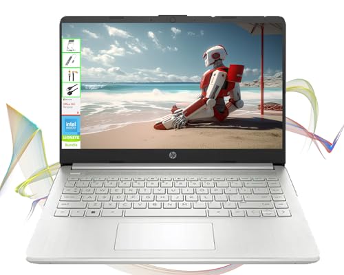 HP (エイチピー) 14インチHDノートパソコン Microsoft Officeと1TBクラウドストレージ(1年間)| 16GB RAM| 128GB SSD & 128GB ポータブルSSD| Intel 4コアCPU (Beat i3-10110U)| 超軽量| ウェブカメラ| Windows 11| RKバンドル | シルバー 14-dq6011dx