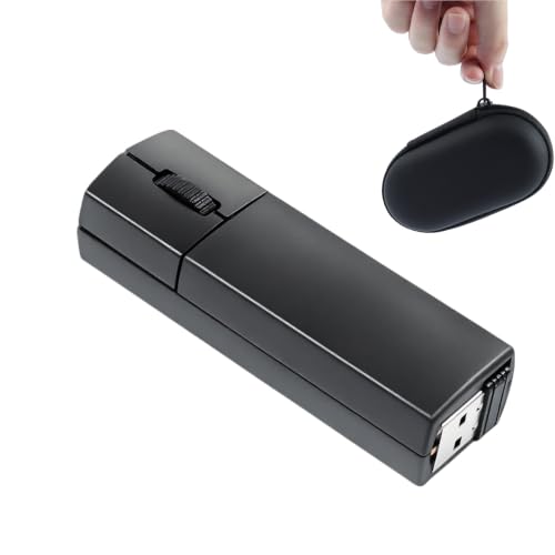 デュアルモード ワイヤレスマウス Bluetooth 2.4G ミニマウス 静音 充電式 小型 軽量 3 台機器同時接続 Type-C 充電 収納ケース付き ノート PC Mac Windows Android iOS 対応 jmCM0352R