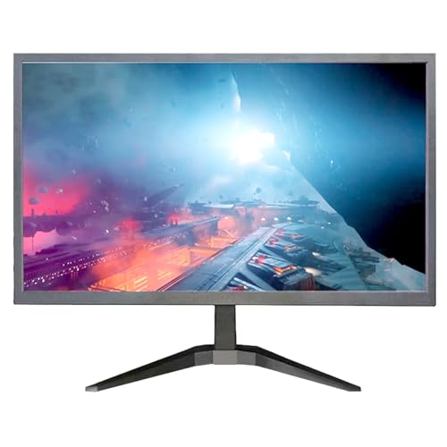 YOTETION 19インチ HD (1440 x 900) モニター、60Hzリフレッシュレート、HDMI x1、ノートパソコン、コンピューター、デスクトップ用の小型薄型モニター、LEDディスプレイ、VGA/HDMI接続VESA:75 x 75MM MT019