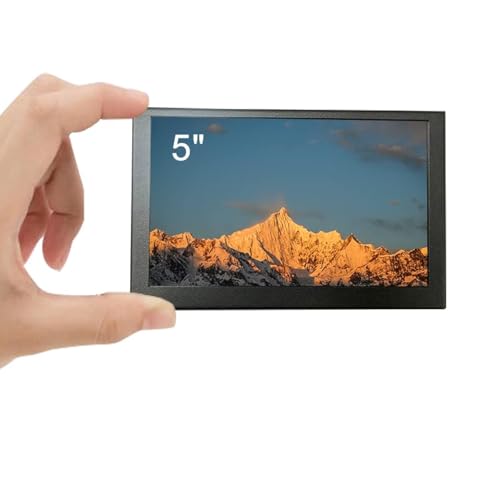 LESOWN 5インチ IPS 小型 Hdmi モニター VESA メタルシェル 800x480 ミニ LCD スクリーン ポータブル ディスプレイ モニター P50C