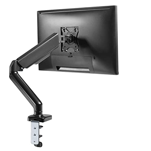 Stellar Mounts スプリングLCDモニターアーム USBとマルチメディアポート付き Sceptre E249W-19203R 24インチ FHD LEDゲーミングモニター 2X HDMI VGA 75Hz 内蔵スピーカー マシン ブラック Mount for: Sceptre E249W-19203R
