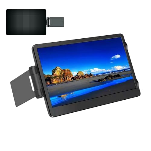 Dtharen ポータブルモニター 画面拡張 ノートパソコン 用,29.5cm 高精細 折りたたみ画面 | タブレット 外部 モニター - 旅行・家庭・ゲーム・コンピューター・スマートフォン・タブレット・ノートパソコン・デスクトップ用 NKUCC3CA7YEDEBTPT0LZ