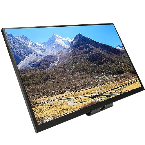 Yosoo ポータブルディスプレイスクリーン、18インチIPSスクリーン壁掛けHDマルチメディアインターフェースモニター旅行用 (米国プラグ)