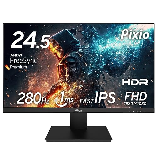 Pixio PX259 Prime ゲーミングモニター 24.5インチ FHD IPS 280Hz 1ms