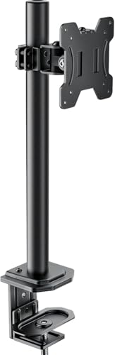 Huanuo (ファーノー) モニターアーム ディスプレイアーム 1画面 シングル 10～32型 耐荷重1～8kg VESA75×75mm/100×100mm グロメット&クランプ式 多角度調節可能 HNCM12