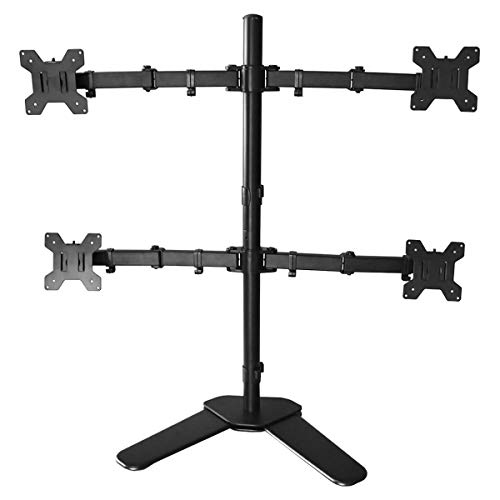 Archest モニターアーム 4画面 スタンド式 PC 液晶ディスプレイ 13-27インチ対応 多関節 軸回転 耐荷重7kg（1台） VESA規格 M044