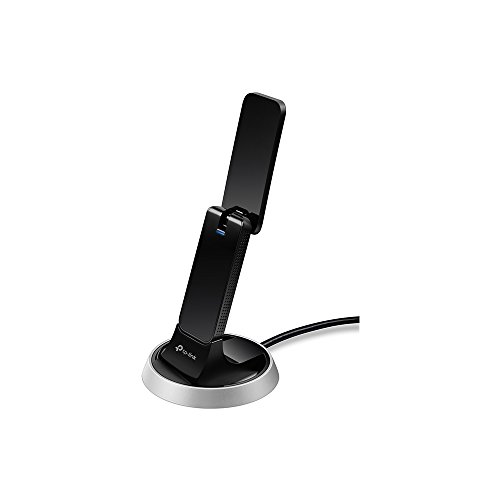 TP-Link WiFi 無線LAN 子機 USB3.0 AC1900 1300+600Mbps デュアルバンド ビームフォーミング ハイパワー WiFi 子機 クレードル付き Archer T9UH