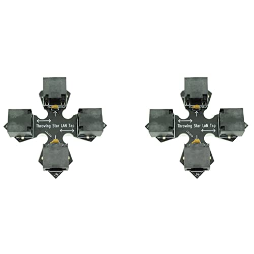 VEMART 2X ネットワークパケットキャプチャツール、LAN Throwing-Star-Instructions組み立て済み