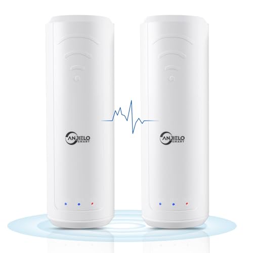 ANJIELO SMART WiFi 無線LAN 中継機 無線LANルーター wifi増幅器 屋外 信号改善 電波増強 5Gの通信速度 USB給電 有線LANポート搭載 WiFi中継器 11ah/ac/n/a/g/b Wi-Fiルーター 長距離 Wi-Fi 中継機 技適認定済み AH-2.4-900