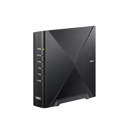 Aterm 【Amazon.co.jp限定】NEC Aterm 無線LAN Wi-Fi ６ ルーター 11ax AM-3000D4AX メッシュWi-Fi対応 デュアルバンド ４ストリーム (iPhone 16Pro/ 16 / 15 Pro / 14 / 13 /Nintendo Switch メーカー動作確認済み)