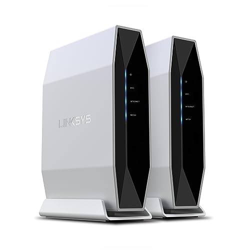 LINKSYS (リンクシス) AX5400 EasyMesh対応 Wi-Fi 6 無線LAN ルーター E9452-JP 11ax (4800+600 Mbps) デュアルバンド 2台パック メーカー3年保証 ネットサーフィンやストリーミングに最適