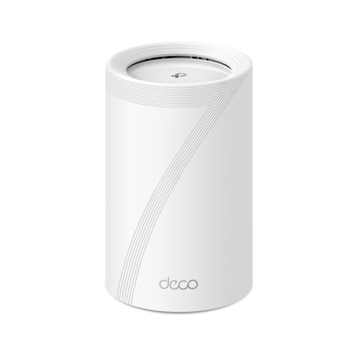 TP-Link メッシュwifi ルーター BE9300 | 2.5Gbpsイーサネット | 5760Mbps (6GHz) + 4320Mbps (5GHz) + 688Mbps (2.4GHz) | 最大wifi範囲278m² | 同時接続台数200台 | Deco BE9300 1ユニット【Amazon.co.jp限定】 Deco BE9300 1-pack