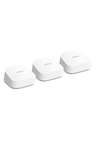 eero Amazon eero 7 - メッシュwifiルーター | Wi-Fi 7対応 | BE3400 | 2.5Gbpsイーサネット×2 | 3ユニット