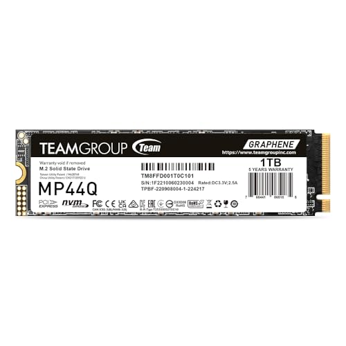 TEAMGROUP M.2 2280 NVMe 1TB｜TEAMGROUP (旧称 Team) MP44Q 3D QLC TM8FFD001T0C101