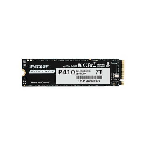 Patriot M.2 2280 NVMe 2TB｜Patriot B0FLB43X3V P410P2TBM28H