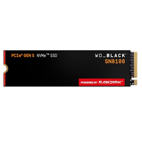 SanDisk M.2 2280 NVMe 2TB｜SanDisk WD BLACK SN8100 - Gen 5 、 、Seq.読み取り WDS200T1X0M