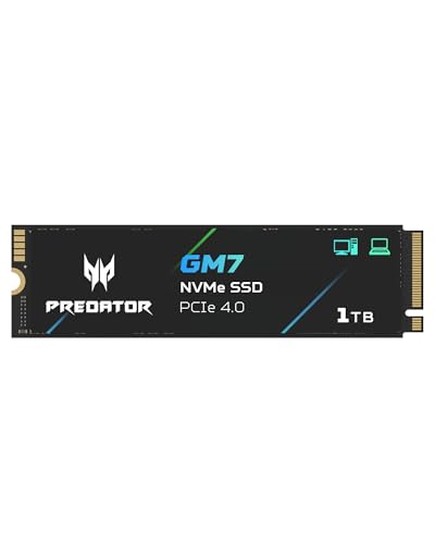 Acer M.2 NVMe 1TB｜Acer Predator GM7 NVMe2.0 ×4 GM7-1TB