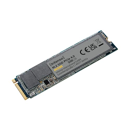 Intenso M.2 NVMe 500GB｜Intenso MI500 Gen4x4 秒 読み取り 秒