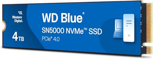 Western Digital M.2 2280 NVMe 4TB｜Western Digital WD BLUE SN5000 (読取り WDS400T4B0E-EC