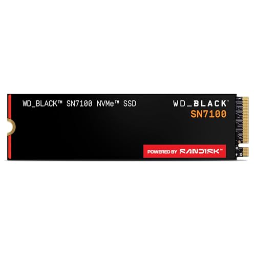 SanDisk M.2 2280 NVMe 4TB｜SanDisk WD BLACK SN7100 ゲーミング - Gen4 WDS400T4X0E-00CJA0