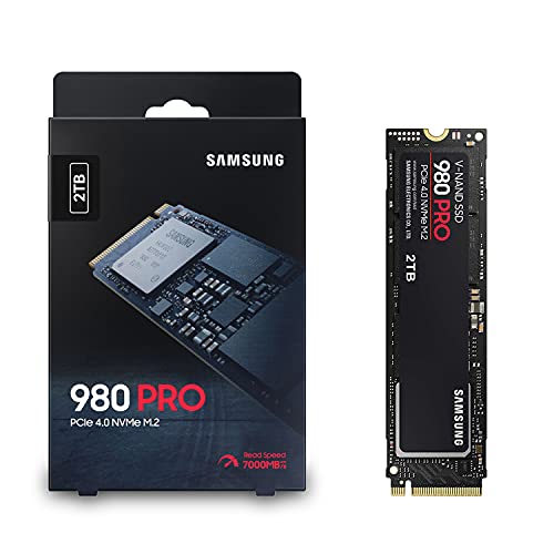 SAMSUNG M.2 NVMe 2TB｜Samsung 980 PRO 秒 4.0×4 Gen4 ゲーミング V- テクノロジー ノートパソコン デスクトップ 暗号化チアマイニング用